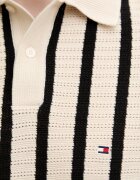 Tommy Hilfiger тениска с яка мъжка от памук бежова MW0MW42770