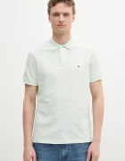Tommy Hilfiger Тениска с яка с лен