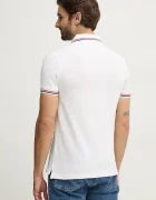 Tommy Hilfiger Тениска с яка в бежово с изчистен дизайн MW0MW37346