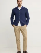 Tommy Hilfiger Тениска с яка в бяло с апликация MW0MW38130