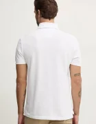 Tommy Hilfiger Тениска с яка в бяло с апликация MW0MW38130