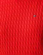 Tommy Hilfiger тениска тип пулове с яка дамска с памук червена WW0WW50106
