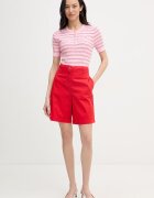 Tommy Hilfiger тениска тип пуловер дамска от памук розова WW0WW49613