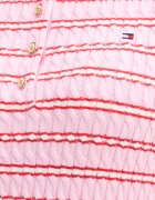 Tommy Hilfiger тениска тип пуловер дамска от памук розова WW0WW49613