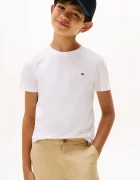 Tommy Hilfiger тениска за деца от памук бяла KB0KB06879