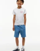 Tommy Hilfiger тениска за деца от памук бяла KB0KB10590
