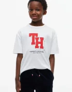 Tommy Hilfiger тениска за деца от памук бяла KB0KB10712