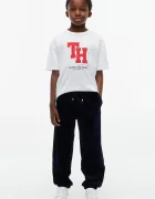 Tommy Hilfiger тениска за деца от памук бяла KB0KB10712