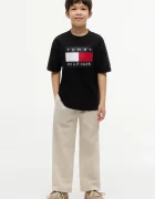 Tommy Hilfiger тениска за деца от памук черна KB0KB10340