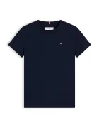Tommy Hilfiger тениска за деца от памук тъмносиня KB0KB10591