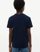Tommy Hilfiger тениска за деца от памук тъмносиня KB0KB10769