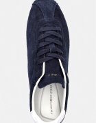 Tommy Hilfiger TH BELLA LOW RUNNER SUEDE маратонки дамски от велур тъмносини FW0FW09189
