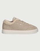 Tommy Hilfiger TH CHIC CUPSOLE WL маратонки дамски от велур бежови FW0FW09597