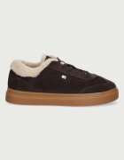 Tommy Hilfiger TH CHIC CUPSOLE WL маратонки дамски от велур кафяви FW0FW09597