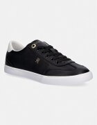 Tommy Hilfiger TH CHIC LOW PROFILE VULC ниски кецове дамски кожени черни ниска FW0FW09104
