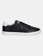 Tommy Hilfiger TH CHIC LOW PROFILE VULC ниски кецове дамски кожени черни ниска FW0FW09104