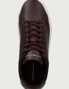 Tommy Hilfiger TH COURT LTH DETAIL ESS маратонки мъжки от кожа кафяви FM0FM05367
