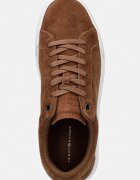 Tommy Hilfiger TH COURT PREMIUM SUEDE маратонки мъжки от велур кафяви FM0FM05880