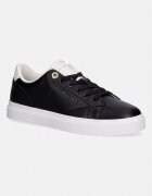 Tommy Hilfiger TH FEMININE CUPSOLE LEATHER ниски кецове дамски черни FW0FW09105