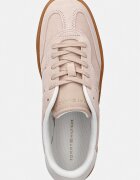 Tommy Hilfiger TH HERITAGE MONOGRAM SNEAKER маратонки дамски от велур бежови FW0FW09180