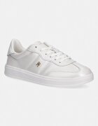 Tommy Hilfiger TH HERITAGE SHINY SNEAKER дамски кожени маратонки бели FW0FW09179