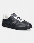 Tommy Hilfiger TH HERITAGE SHINY SNEAKER маратонки дамски кожени черни FW0FW09179