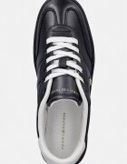 Tommy Hilfiger TH HERITAGE SHINY SNEAKER маратонки дамски кожени черни FW0FW09179