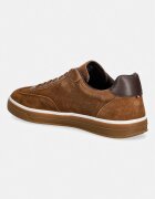 Tommy Hilfiger TH LO LUX SUEDE LEATHER MIX маратонки мъжки от велур кафяви FM0FM05882