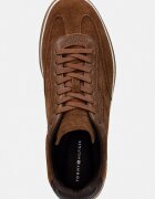 Tommy Hilfiger TH LO LUX SUEDE LEATHER MIX маратонки мъжки от велур кафяви FM0FM05882