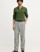 Tommy Hilfiger Вълнен панталон в зелено MW0MW42580