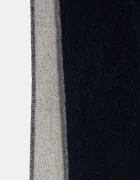 Tommy Hilfiger Вълнен шал в тъмносиньо с изчистен дизайн AW0AW18222