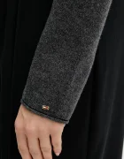 Tommy Hilfiger Вълнена жилетка дамска в сиво от лека материя WW0WW46441
