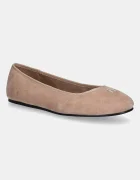 Tommy Hilfiger Велурени балеринки TH HARDWARE SUEDE BALLERINA