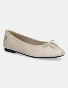 Tommy Hilfiger Велурени балеринки TOE CAP SUEDE BALLERINA