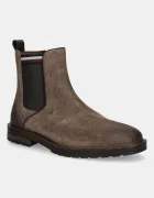 Tommy Hilfiger Велурени боти челси CLEATED HILFIGER SUEDE CHELSEA