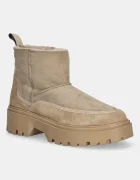 Tommy Hilfiger Велурени боти REAL SHEARLING PULLON
