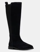 Tommy Hilfiger Велурени ботуши FLAG SUEDE LONG BOOT