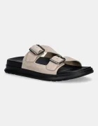 Tommy Hilfiger Велурени чехли D DENSITY HILFIGER SDE SAND