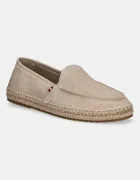Tommy Hilfiger Велурени еспадрили HILFIGER FLEX ESPA SUEDE LOAFER