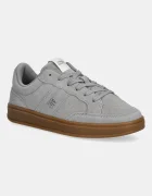 Tommy Hilfiger Велурени маратонки TH HERITAGE COURT SNEAKER SUEDE в сиво FW0FW09266