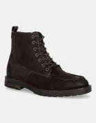 Tommy Hilfiger Велурени обувки CLEATED HILFIGER W SDE MOC BOOT