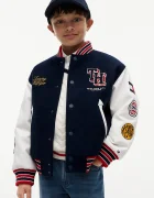 Tommy Hilfiger яке бомбър за деца тъмносиньо KB0KB10618
