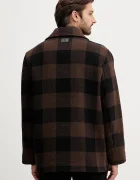 Tommy Hilfiger Яке с вълна в кафяво преходен модел MW0MW40623