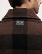 Tommy Hilfiger Яке с вълна в кафяво преходен модел MW0MW40623