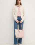 Tommy Hilfiger жилетка дамска от памук бежова WW0WW43329