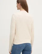 Tommy Hilfiger жилетка дамска от памук бежова WW0WW43329