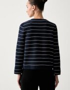 Tommy Hilfiger жилетка дамска от памук тъмносиня WW0WW50088