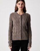 Tommy Hilfiger жилетка дамска от вълна кафява WW0WW52191