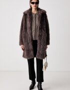 Tommy Hilfiger жилетка дамска от вълна кафява WW0WW52191