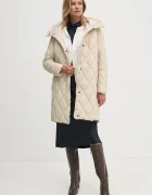 Tommy Hilfiger жилетка дамска с памук бежова WW0WW42370